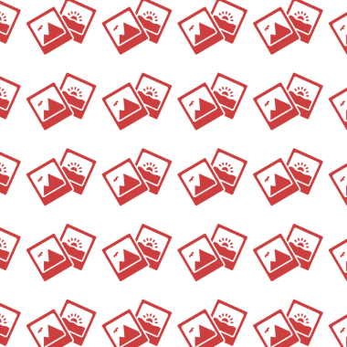 Şeffaf arkaplanda tekrarlanan kırmızı çift resimlerin dijital png çizimi. Ayrı resim, tasarım arkaplan ve maket.