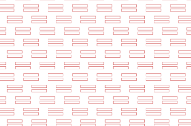 Şeffaf arkaplanda kırmızı çizgi desenlerinin dijital png çizimi. İzole görüntü, küresel, şekil, renk ve desen kavramı.