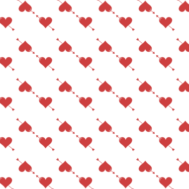 Şeffaf arkaplanda kırmızı kalplerin dijital png çizimi. İzole görüntü, aşk, arkaplan tasarımı ve desen.