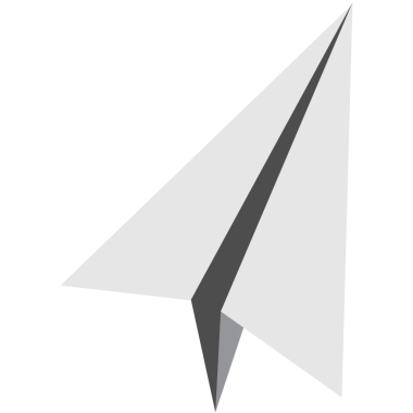 Saydam arkaplanda gri kağıt uçağın dijital png çizimi. Ayrı görüntü, şekil, renk ve oyun.