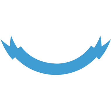 Saydam arkaplanda kopya alanı olan mavi kurdelenin dijital png çizimi. İzole görüntü, şekiller ve iletişim.