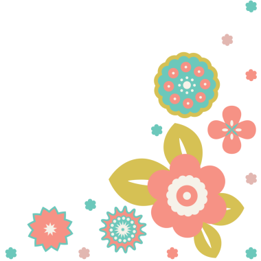 Şeffaf arkaplanda çiçek desenlerinin dijital png çizimi. İzole görüntü, şekiller, arkaplan tasarımı ve desen.