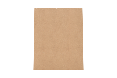 Şeffaf arkaplanda kağıt torbanın dijital png çizimi. İzole görüntü, ekoloji, alışveriş ve geri dönüşüm kavramı.