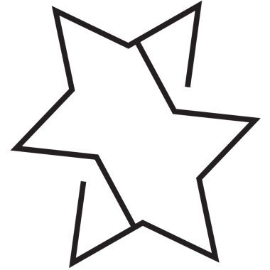 Saydam arkaplanda kopyalama alanı olan siyah yıldızların dijital png çizimi. İzole görüntü, mesaj ve şekiller konsepti.