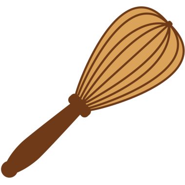 Şeffaf arkaplanda yumurta çırpmanın dijital png çizimi. İzole görüntü, yemek pişirme ve mutfak aletleri..