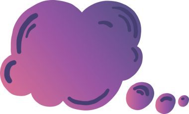 Şeffaf arkaplanda kopyalama alanı olan menekşe konuşma baloncuğunun dijital png çizimi. Ayrı görüntü, renk, şekil ve yazım kavramı.