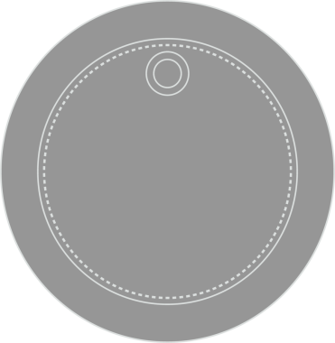 Şeffaf arkaplanda boş etiketin dijital png çizimi. İzole imaj, perakende ve alışveriş kavramı.