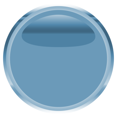 Şeffaf arkaplanda büyük mavi düğmenin dijital png çizimi. Ayrı resim, tasarım arkaplan ve maket.