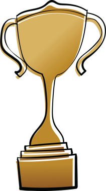 Şeffaf arka planda altın fincanın dijital png çizimi. İzole imaj, spor ve kutlama konsepti.