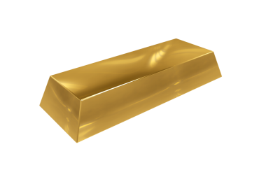 Şeffaf arkaplanda altın külçelerinin dijital png çizimi. İzole edilmiş görüntü, altın, değerli metal ve değer.