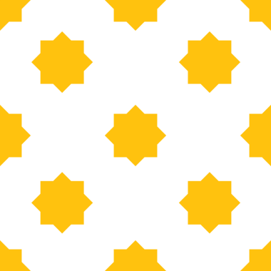 Şeffaf arkaplanda sarı yıldız deseninin dijital png çizimi. İzole görüntü, kalıp ve şekil kavramı.