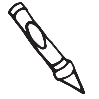 Şeffaf arkaplanda siyah boya kaleminin dijital png çizimi. İzole görüntü, yaratıcılık, sanat ve tasarım.