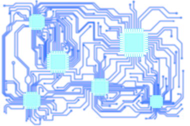 Şeffaf arkaplanda mavi soyut desenlerin dijital png çizimi. Ayrı görüntü, renk ve tasarım arka planı.
