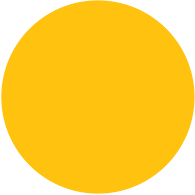 Saydam arkaplanda kopyalama alanı olan sarı dairenin dijital png çizimi. İzole görüntü, şekil, renk ve yazım kavramı.