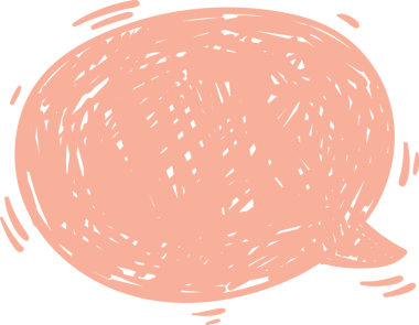 Şeffaf arkaplanda el renginde pembe konuşma baloncuğunun dijital png çizimi. İzole görüntü, konuşma ve iletişim.