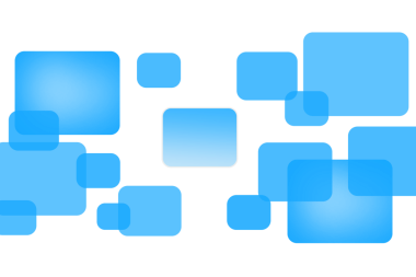 Şeffaf arkaplanda mavi soyut dikdörtgen şekillerin dijital png çizimi. İzole görüntü, soyutlama ve şekil kavramı.