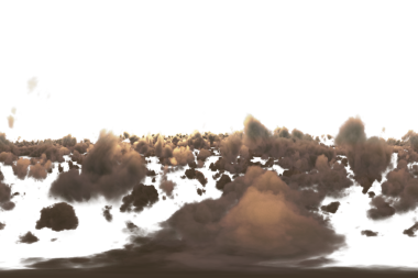 Şeffaf arkaplanda fırtına bulutlarının dijital png çizimi. İzole görüntü, hava, fırtına ve değişim.