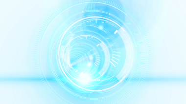 Şeffaf arkaplan üzerindeki kapsam taramasının dijital png çizimi. İzole görüntü, teknoloji ve hesaplama kavramı.