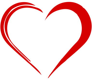 Şeffaf arkaplanda büyük kırmızı kalbin dijital png çizimi. İzole görüntü, aşk ve sevgililer günü..