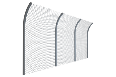 Şeffaf arkaplanda zincirli tel örgülerin dijital png çizimi. İzole görüntü, bariyer ve abluka kavramı.