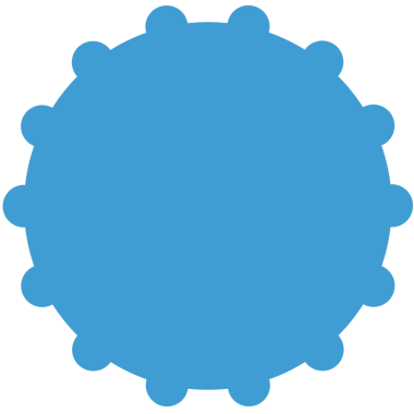 Şeffaf arkaplanda mavi soyut şeklin dijital png çizimi. İzole görüntü, soyutlama ve şekil kavramı.