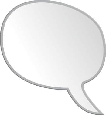 Saydam arkaplanda kopyalama alanı olan gri konuşma baloncuğunun dijital png çizimi. İzole görüntü, şekil, renk ve yazım kavramı.