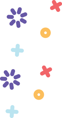 Şeffaf arkaplanda renkli soyut şekillerin dijital png çizimi. İzole görüntü, soyutlama ve şekil kavramı.