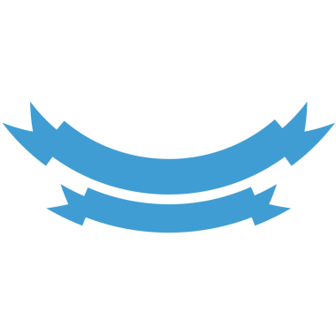 Saydam arkaplanda kopya alanı olan mavi kurdelelerin dijital png çizimi. İzole görüntü, şekiller ve iletişim.