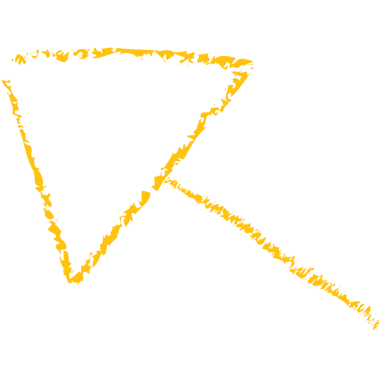 Şeffaf arkaplanda sarı sağ okun dijital png çizimi. İzole görüntü, yön ve rota.