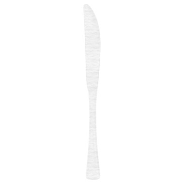 Saydam arka planda beyaz kağıt bıçağın dijital png çizimi. İzole görüntü, yemek, beslenme, mutfak aracı.