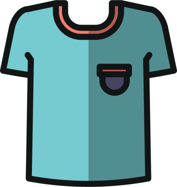 Şeffaf arkaplanda yeşil futbolcu tişörtünün dijital png çizimi. İzole görüntü, kıyafetler ve spor konsepti.