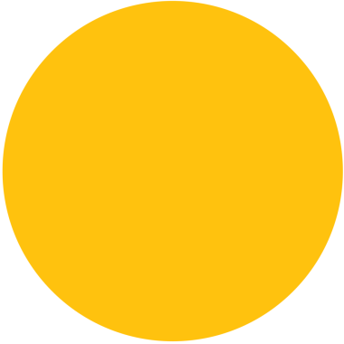 Şeffaf arkaplanda sarı soyut dairesel şeklin dijital png çizimi. İzole görüntü, soyutlama ve şekil kavramı.