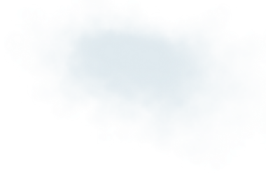 Saydam arkaplanda kopyalama alanı olan beyaz lekenin dijital png çizimi. Ayrı görüntü, renk, şekil ve yazım kavramı.