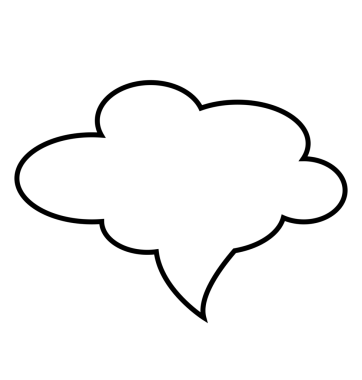 Şeffaf arkaplanda konuşma baloncuğunun dijital png çizimi. İzole görüntü, mesaj ve iletişim konsepti.