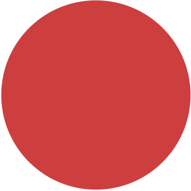 Saydam arkaplanda kırmızı noktanın dijital png çizimi. İzole görüntü, şekiller ve kalıp kavramı.