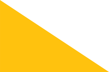 Şeffaf arkaplanda sarı üçgenin dijital png çizimi. Ayrı resim, tasarım arkaplan ve maket.