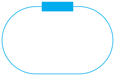 Saydam arkaplanda kopya alanı olan mavi şekilli dijital png çizimi. İzole görüntü, şekiller, arkaplan tasarımı ve desen.