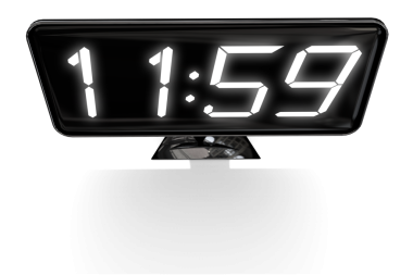 Şeffaf arkaplanda siyah elektronik saatin dijital png çizimi. İzole görüntü, geçen zaman ve ölçüm zamanı, iletişim.