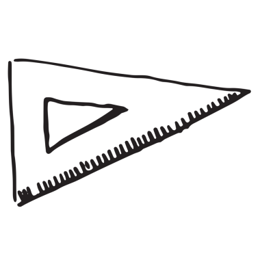 Şeffaf arkaplanda belirlenmiş karenin dijital png çizimi. İzole görüntü, ölçüm, matematik ve denklemler.