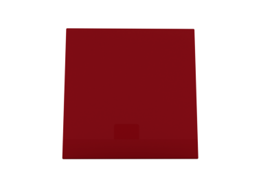 Saydam arkaplanda kopya alanı olan kırmızı karenin dijital png çizimi. İzole edilmiş resim, şekiller ve arkaplan tasarımı.