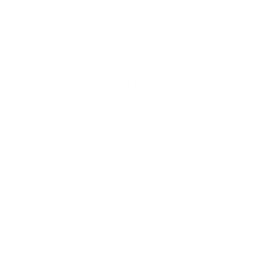 Şeffaf arkaplanda beyaz uzun sivri uçlu dijital png çizimi. İzole görüntü, çalışma aracı, iş ve profesyonel.