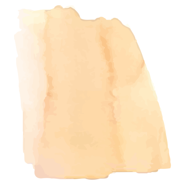 Şeffaf arka planda bej el boyalı lekenin dijital png çizimi. Ayrı resim, tasarım arkaplan ve maket.