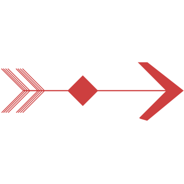 Şeffaf arkaplanda kırmızı okun dijital png çizimi. İzole görüntü, yön ve şekil kavramı.