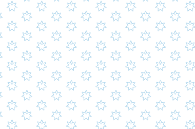 Şeffaf arkaplan üzerinde tekrarlanan yıldızların mavi desenlerinin dijital png çizimi. İzole görüntü, kalıp ve şekil kavramı.