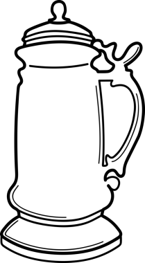 Şeffaf arkaplanda büyük bir çay demleyicisinin dijital png çizimi. İzole görüntü, rahatlama ve mola.