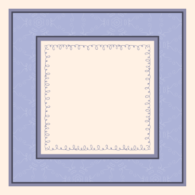 Saydam arkaplanda kopya alanı olan mavi çerçevenin dijital png çizimi. İzole görüntü, şekiller, arkaplan tasarımı ve desen.