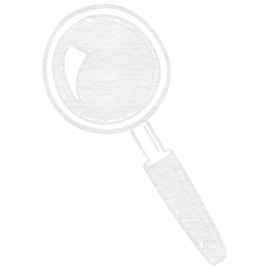 Şeffaf arka planda beyaz kağıt büyüteçlerinin dijital png çizimi. İzole görüntü, bilim ve bilgi.