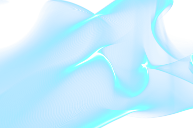 Şeffaf arkaplanda mavi soyut şeklin dijital png çizimi. İzole görüntü, soyutlama ve şekil kavramı.