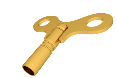 Şeffaf arkaplanda altın saatin dijital png çizimi. İzole görüntü, zaman, şekil ve planlama kavramı.