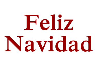 Şeffaf arkaplanda kırmızı Felix Navidad metninin dijital png çizimi. Ayrı bir imaj, Noel tebrikleri ve yazı kavramı.